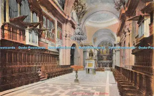 R254952 Escorial Coro de la Basilica No 7 Emilio Mora y Hermano 221934