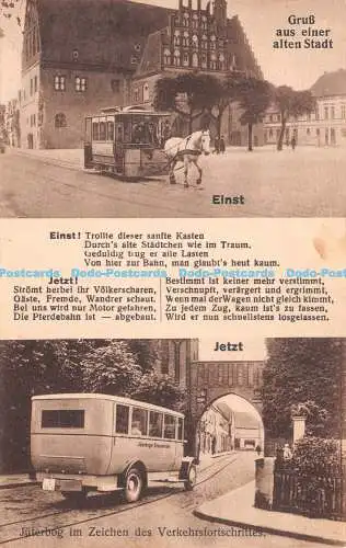 R253359 Einst Gruss aus einer alten Stadt Ernst Lohn Postkarte