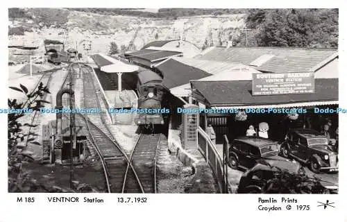 R256559 M185 Ventnor Station  Pamlin Prints 1975