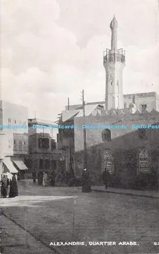 R253368 Alexandrie Quartier Arabe Postkarte
