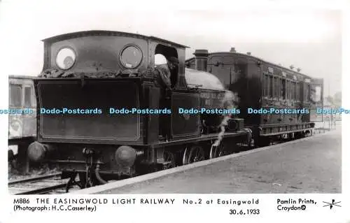 R256579 M886 The Easingwold Light Railway No 2 at Easingwold H Casserley 30619