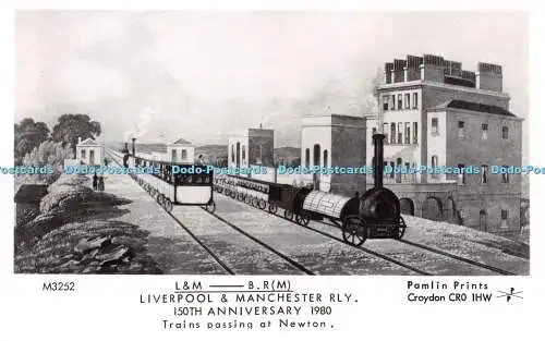 R256605 M3252 L und M B R M Liverpool und Manchester Rly 150th Anniversary 1980