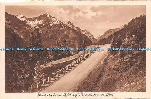 R258175 Arlbergstraße mit Blick auf Patteriol Tirol Nr 1422 D T Monopol A G Sch