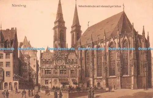 R255127 Nürnberger Sebalduskirche mit ehemaliger Schau 1462 Hermann Martin