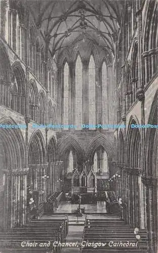 R253476 Glasgow Cathedral Choir and Chapel Valentines Serie Postkarte