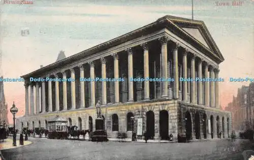 R258257 Birmingham Town Hall Milton 1907