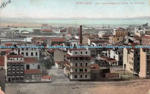 R253556 Port Said Vue Panoramique Prise du Phare Lichtenstern and Harari Cairo N