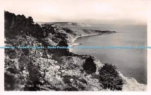 R256756 21 The Two Bays Swanage 1951