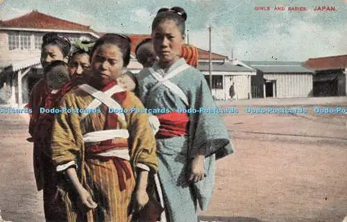 R255258 Mädchen und Babys Japan 1908