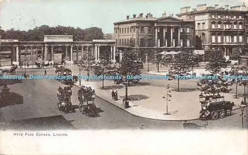 R255344 E T W D Hyde Park Corner London 1904