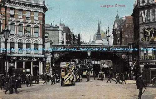 R257027 Ludgate Circus 1907