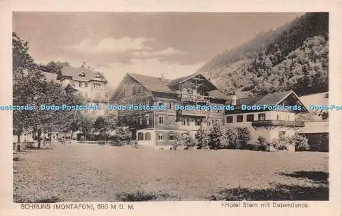 R255574 Schruns Montafon 686 m U M Hotel Stern mit Dependance
