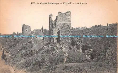 R257327 3000 La Creuse Pittoresque Crozant Les Ruines M A