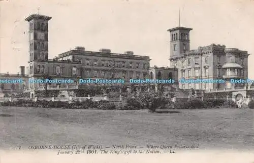 R258870 1 Osborne House Isle of Wight North Front Where Queen Victoria died Januar