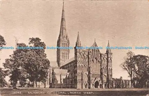 R260548 Salisbury Cathedral North West Frith No 19743