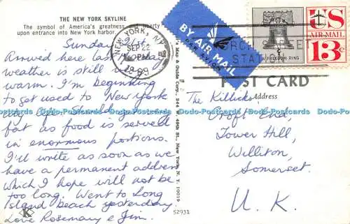 R260571 The New York Skyline Symbol Of Americas Greatness Map And Guide Koppel C