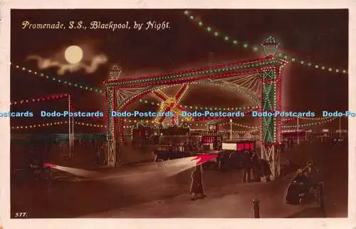 R255962 577 Promenade S Blackpool by Night RP The Advance Series