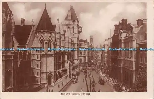 R255980 The Law Courts London RP G E Street Queen Victoria 4. Dezember 1882