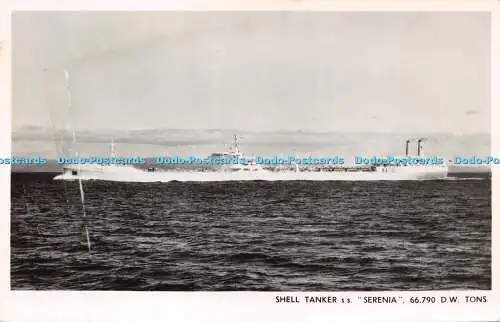 R259262 Shell Tankers ss Serenia 66790 d mit Tonnen RP