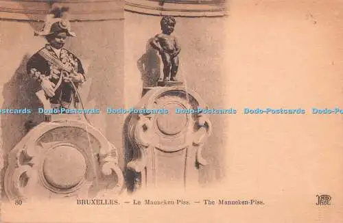 R259288 80 Bruxelles Le Manneken Piss The Manneken Piss ND Phot Papeterie Metrop
