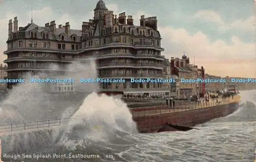 R260986 Rough Sea Splash Point Eastbourne No 625 1913