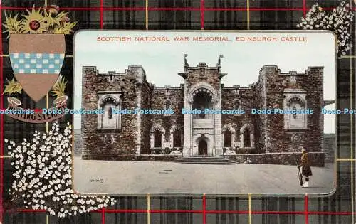 R260993 Scottish National War Memorial Edinburgh Castle Colourtone Valentine JV