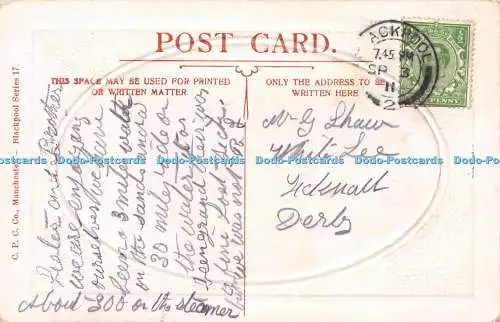 R257916 Victoria Pier Blackpool C P C Blackpool Serie 17 1911