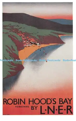 R262932 Yorkshire Robin Hoods Bay von L N E R Tom Purvis Dalkeith klassisches Poster