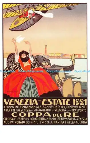 R262946 Venezia Estate 1921 Coppa del Re Bonazzi Tigiv Dalkeith Classic Poster S