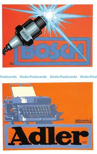 R262960 Bosch Adler Lucian Bernhard Dalkeith Classic Poster Serie P 171 Multi V