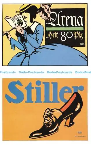 R262963 Stiller Urena Heft 80 Schwein Lucian Bernhard Dalkeith Classic Poster Serie