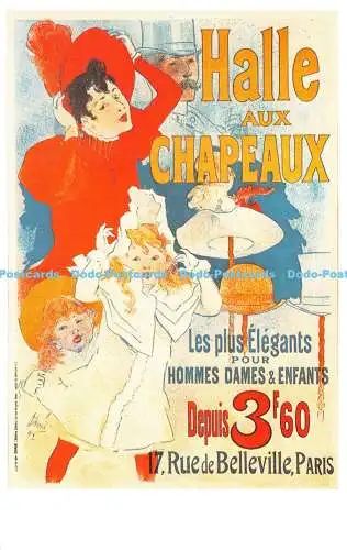 R262981 Halle aux Chapeaux Jules Cheret Dalkeith Classic Poster Series No P 27 1