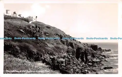 R261415 The Lighthouse And Foghorn Lizard Point Cornwall Penpol Picturecards Pho