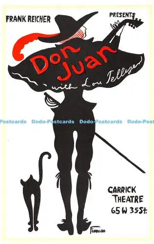 R263017 Carrick Theater Frank Reicher präsentiert Don Juan Dalkeith klassisches Poster
