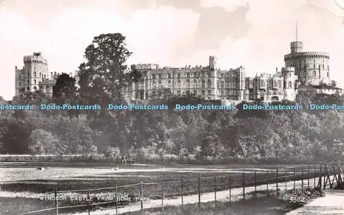 R261485 Windsor Castle From Home Park Valentine RP No 3382 1960