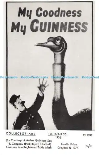 R263136 Sammleranzeigen Guinness Pamlin Drucke C 11032 Arthur Guinness Sohn und Com