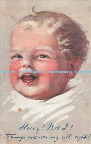 R263161 Curly Locks Tuck Oilette Postkarte Nr. 8706