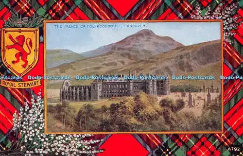 R261583 The Palace Of Holyroodhouse Edinburgh Royal Stewart No 792 Art Colour Va