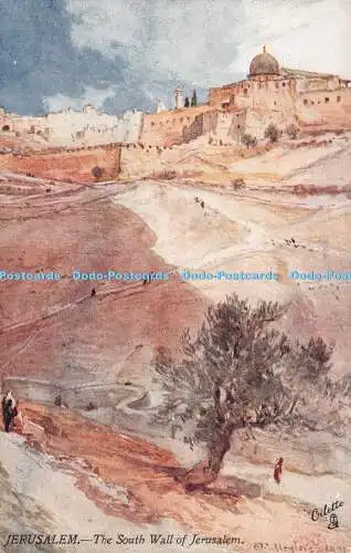 R263215 Jerusalem The South Wall of Jerusalem Tuck Oilette The Wide Wide World T