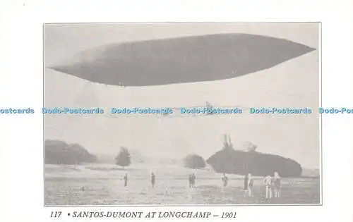 R261678 Santos No 117 Dumont At Longchamp 1901