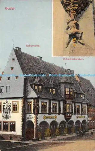 R263931 Goslar Kaiserworth Dukatenmannchen Henry Jordan Postkarte