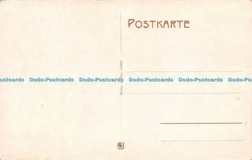 R263931 Goslar Kaiserworth Dukatenmannchen Henry Jordan Postkarte