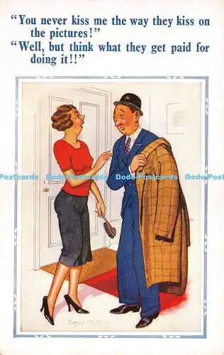 R264016 You never kiss me the way they kiss on the pictures D Constance New Dona