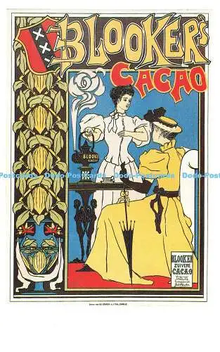 R264201 Blookers Cacao Jan Ros Dalkeith Classic Poster Serie P 248 1895