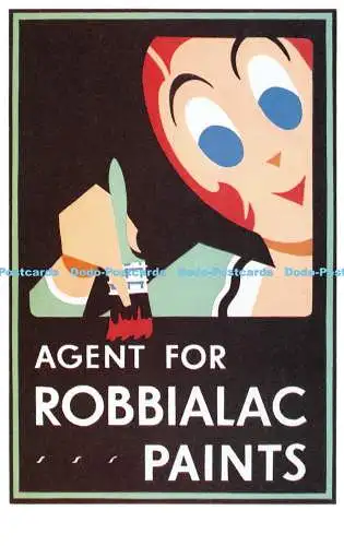 R264203 Agent for Robbialac Paints Anonymous Dalkeith Poster Card P 283 1925