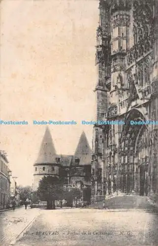 R264296 Beauvais Portail de la Cathedrale N G Postkarte