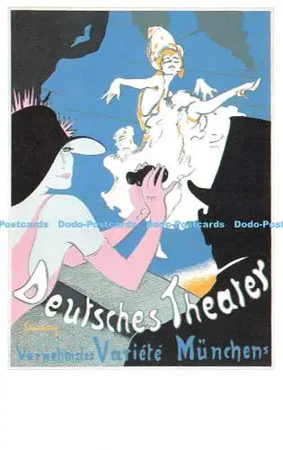 R264443 Deutsches Theater Walter Schnackenberg Dalkeith Plakatkarte P 106 1915