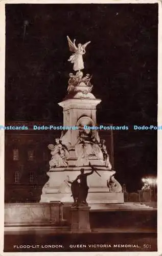 R264519 Flood Lit London Queen Victoria Memorial Excel Series RP 1935