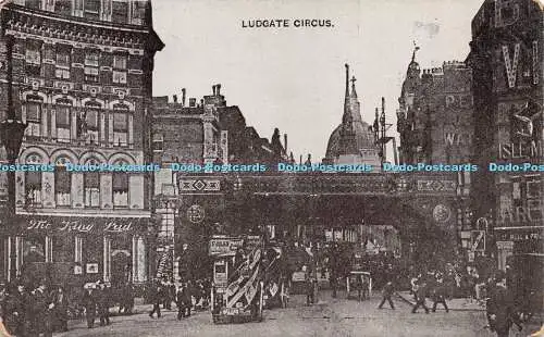 R266378 Ludgate Circus The Auto Photo Series Postkarte