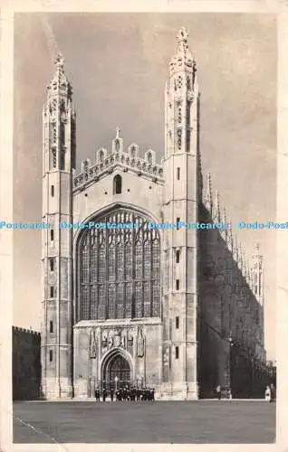 R264616 Cambridge West Front Kings College Chapel Jarrold Postkarte